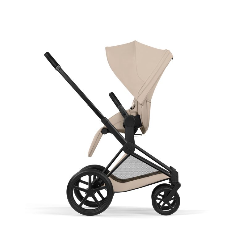 Коляска 2 в 1 Cybex Priam 5.0 Comfort Collection Cozy Beige шасси Matt Black