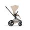 Коляска 2 в 1 Cybex Priam 5.0 Comfort Collection Cozy Beige шасси Matt Black