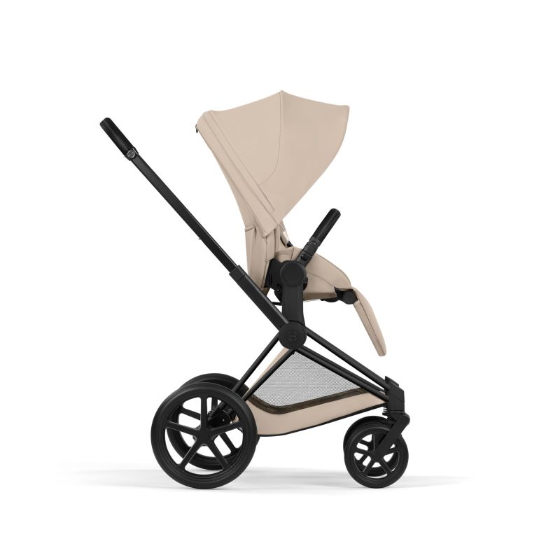 Коляска 2 в 1 Cybex Priam 5.0 Comfort Collection Cozy Beige шасси Matt Black