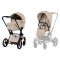 Коляска 2 в 1 Cybex Priam 5.0 Comfort Collection Cozy Beige шасси Matt Black