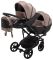 Коляска 2 в 1 для двойни Bair Next DUO Soft 03 темный капучино