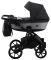 Коляска 2 в 1 Bair Kiwi Soft BKS-00/22 чорний - світло-сірий