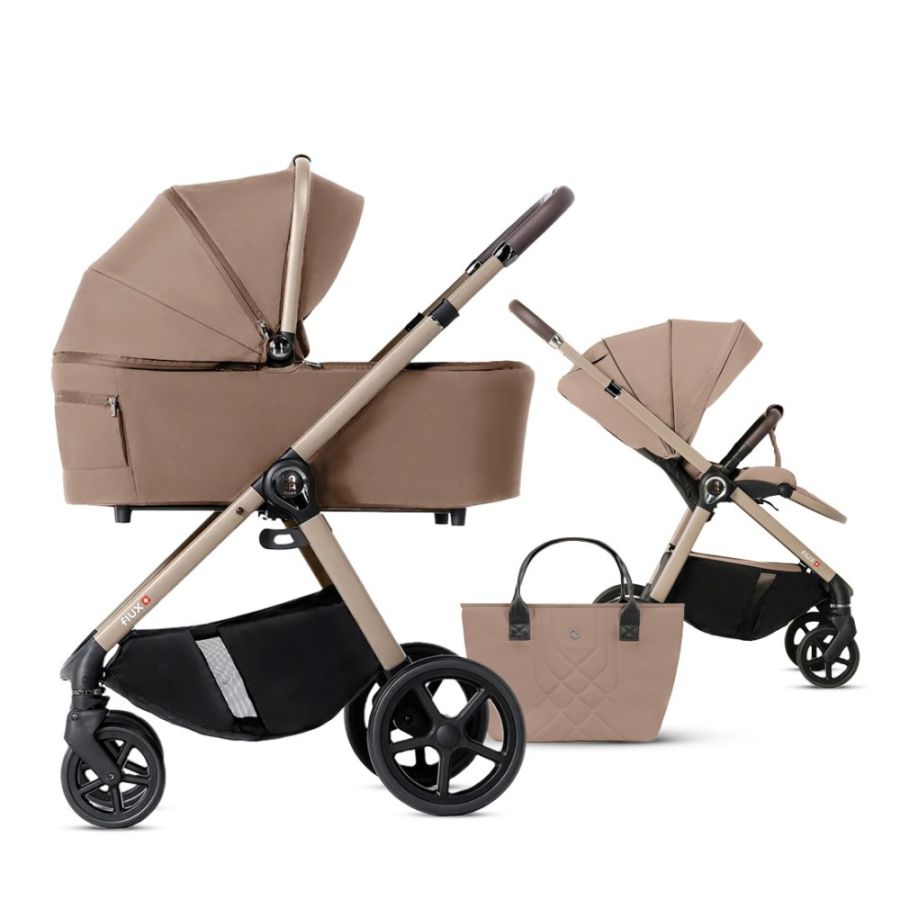 Коляска 2 в 1 Dada Flux Beige