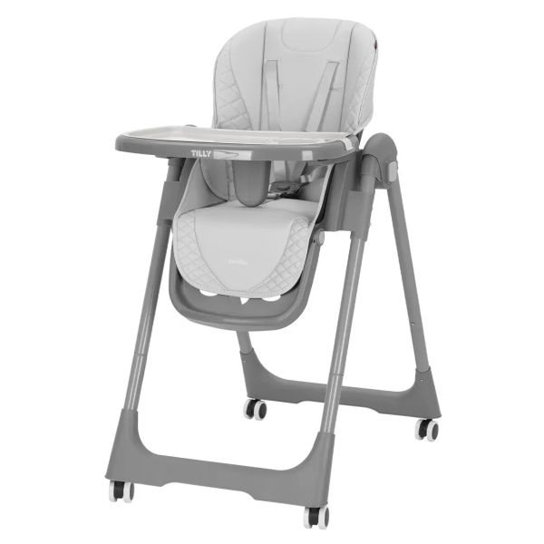 Стульчик для кормления TILLY Junior T-671 Light Grey Стульчик для кормления TILLY Junior T-671 Light Grey