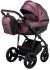 Коляска 2 в 1 Bair Play Plus BPL-127 фіолет (перламутр) - чорний