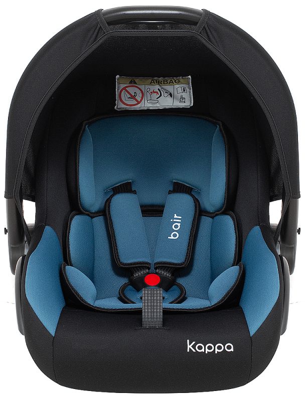 Автокресло Bair Kappa 0+ (0-13 кг) DK 2924 черный - темно-бирюзовый