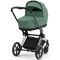 Коляска 2 в 1 Cybex Priam 4.0 Leaf Green шасси Chrome Black
