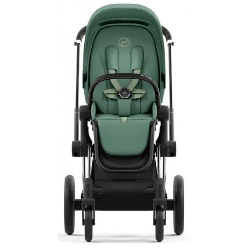 Коляска 2 в 1 Cybex Priam 4.0 Leaf Green шасі Chrome Black