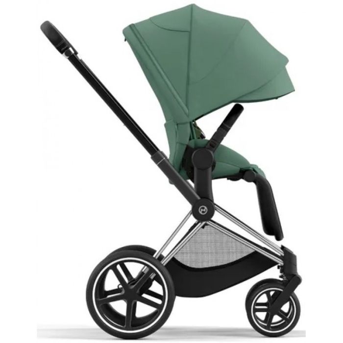 Коляска 2 в 1 Cybex Priam 4.0 Leaf Green шасси Chrome Black