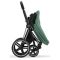 Коляска 2 в 1 Cybex Priam 4.0 Leaf Green шасси Chrome Black