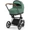 Коляска 2 в 1 Cybex Priam 4.0 Leaf Green шасси Chrome Brown