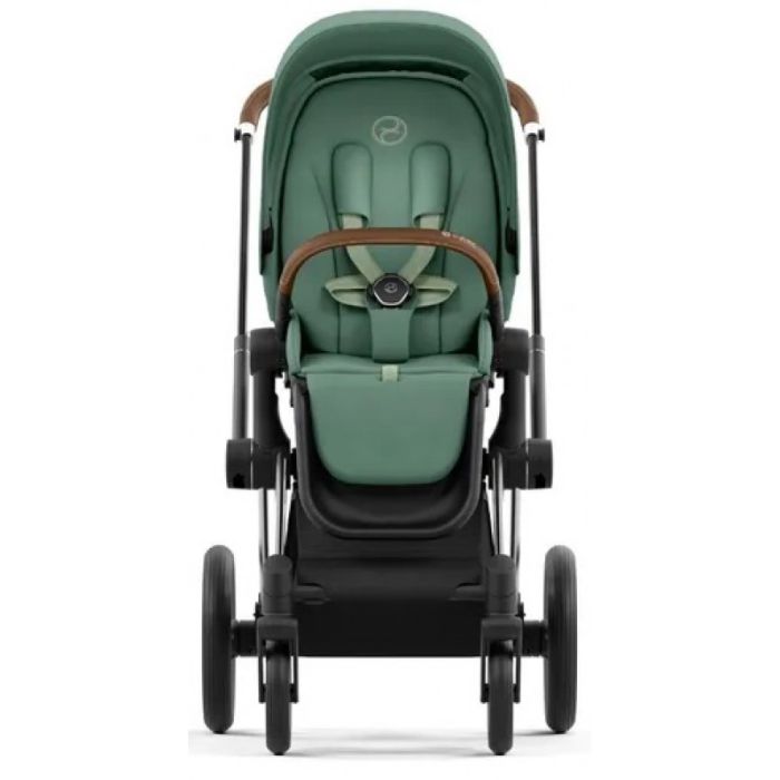 Коляска 2 в 1 Cybex Priam 4.0 Leaf Green шасси Chrome Brown