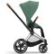 Коляска 2 в 1 Cybex Priam 4.0 Leaf Green шасси Chrome Brown