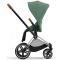 Коляска 2 в 1 Cybex Priam 4.0 Leaf Green шасси Chrome Brown
