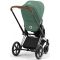 Коляска 2 в 1 Cybex Priam 4.0 Leaf Green шасси Chrome Brown