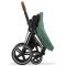 Коляска 2 в 1 Cybex Priam 4.0 Leaf Green шасси Chrome Brown