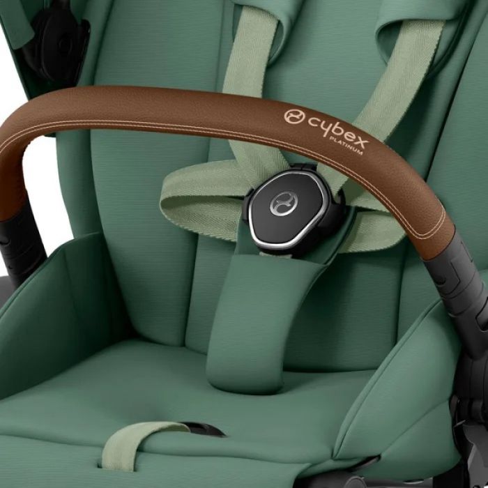 Коляска 2 в 1 Cybex Priam 4.0 Leaf Green шасси Chrome Brown