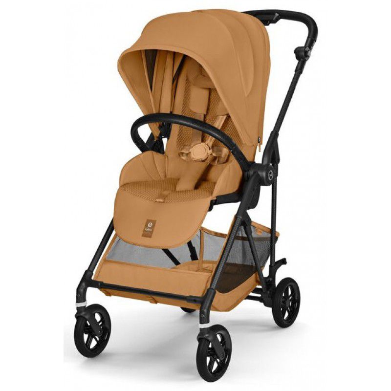 Прогулочная коляска Cybex Melio Carbon Cinnamon Yellow