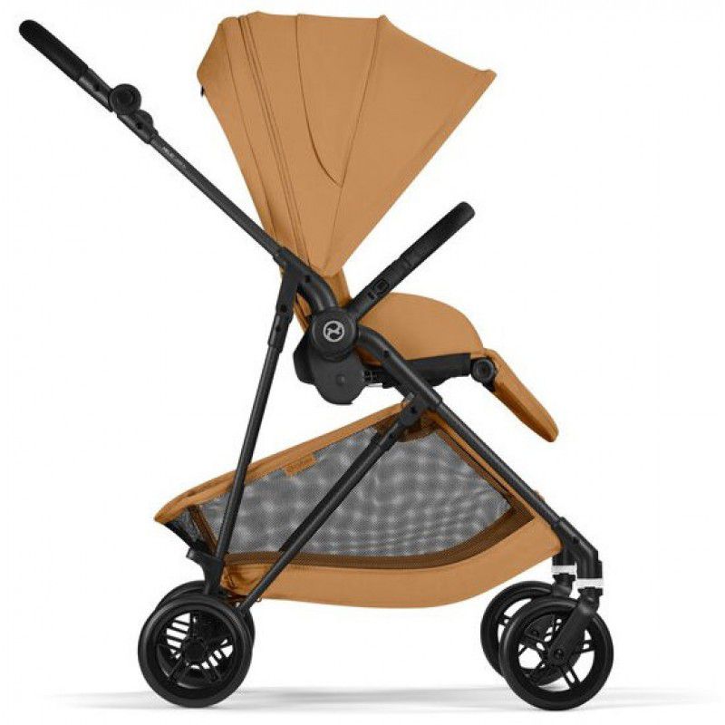 Прогулочная коляска Cybex Melio Carbon Cinnamon Yellow
