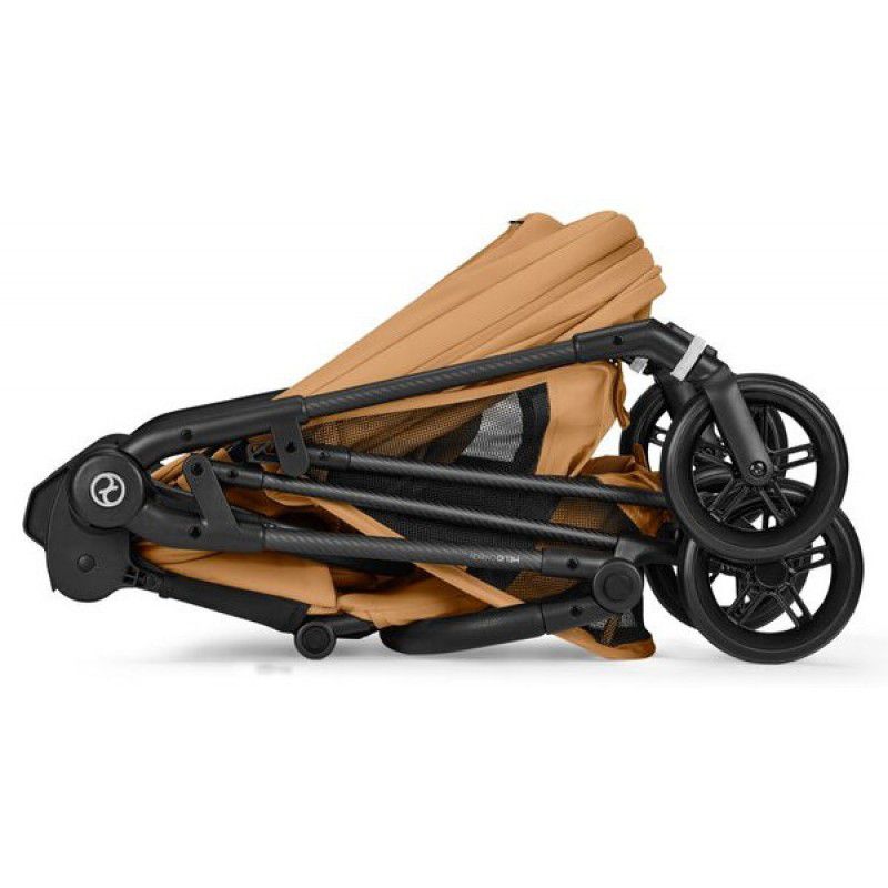 Прогулочная коляска Cybex Melio Carbon Cinnamon Yellow