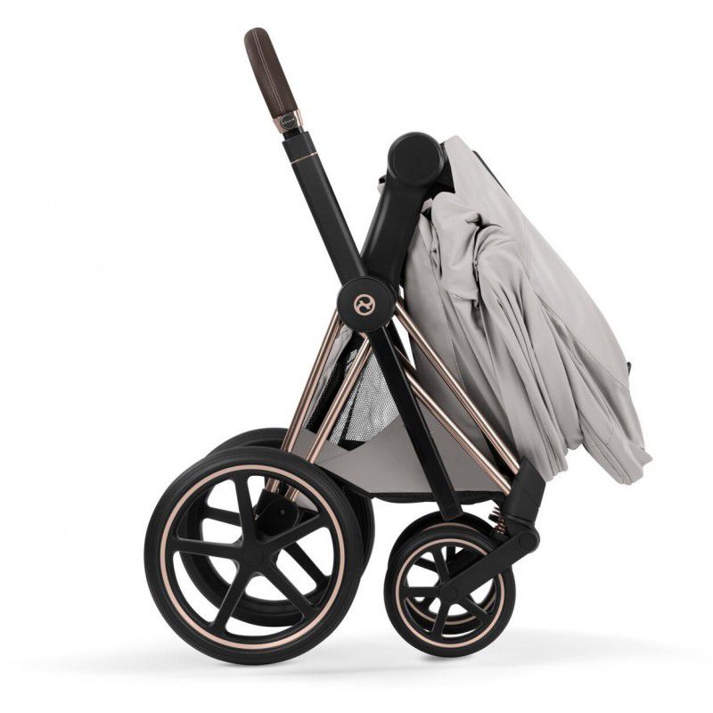 Коляска 2 в 1 Cybex Priam 5.0 Style Collection City Grey шасси Chrome