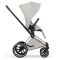 Коляска 2 в 1 Cybex Priam 5.0 Style Collection City Grey шасси Chrome