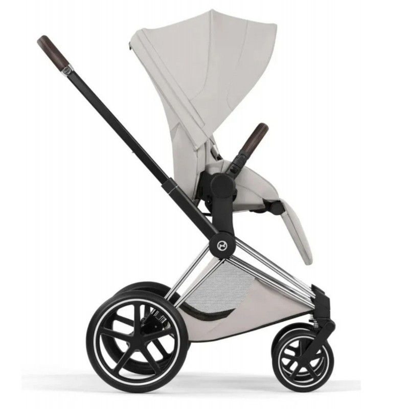 Коляска 2 в 1 Cybex Priam 5.0 Style Collection City Grey шасси Chrome
