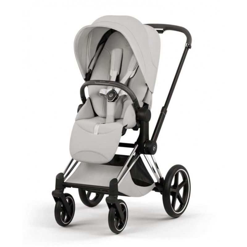 Коляска 2 в 1 Cybex Priam 5.0 Style Collection City Grey шасси Chrome