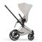 Коляска 2 в 1 Cybex Priam 5.0 Style Collection City Grey шасси Chrome
