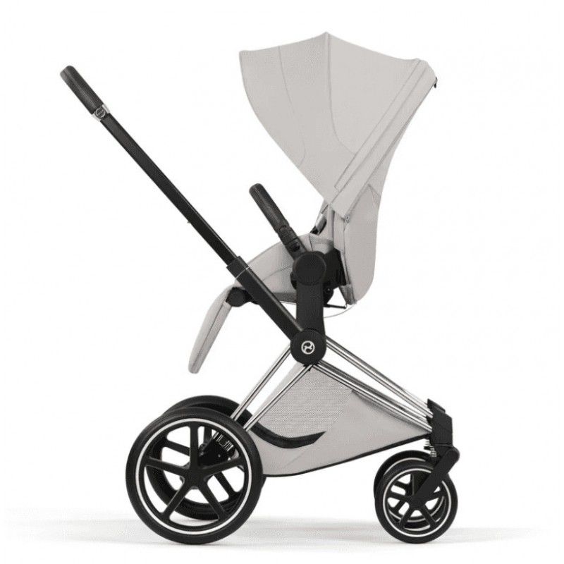 Коляска 2 в 1 Cybex Priam 5.0 Style Collection City Grey шасси Chrome
