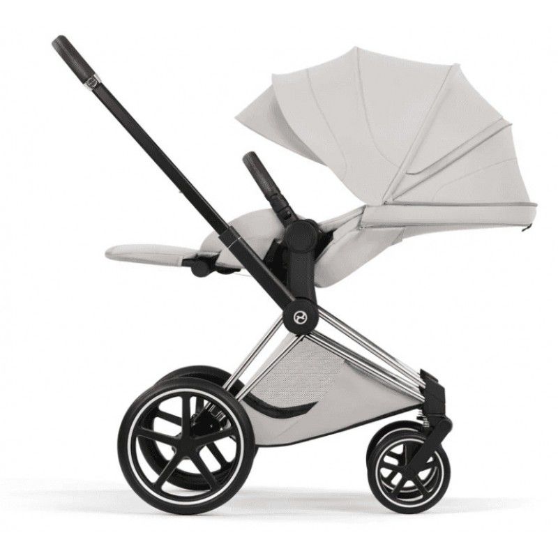Коляска 2 в 1 Cybex Priam 5.0 Style Collection City Grey шасси Chrome
