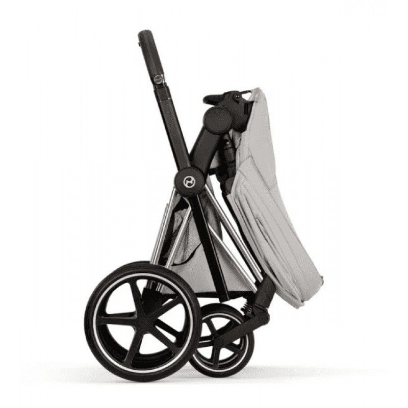 Коляска 2 в 1 Cybex Priam 5.0 Style Collection City Grey шасси Chrome
