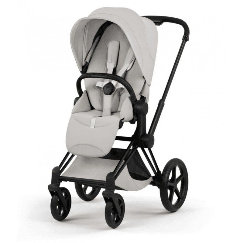Коляска 2 в 1 Cybex Priam 5.0 Style Collection City Grey шасі Matt Black