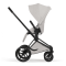 Коляска 2 в 1 Cybex Priam 5.0 Style Collection City Grey шасі Matt Black