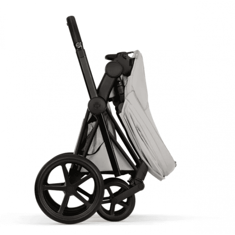 Коляска 2 в 1 Cybex Priam 5.0 Style Collection City Grey шасі Matt Black