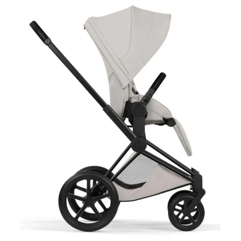 Коляска 2 в 1 Cybex Priam 5.0 Style Collection City Grey шасі Matt Black