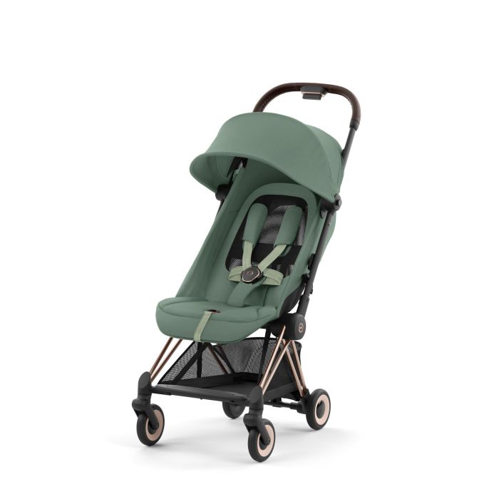 Прогулочная коляска Cybex Coya Leaf Green / Rosegold