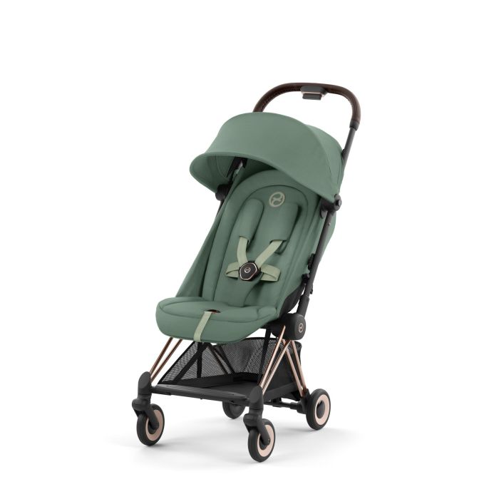 Прогулочная коляска Cybex Coya Leaf Green / Rosegold