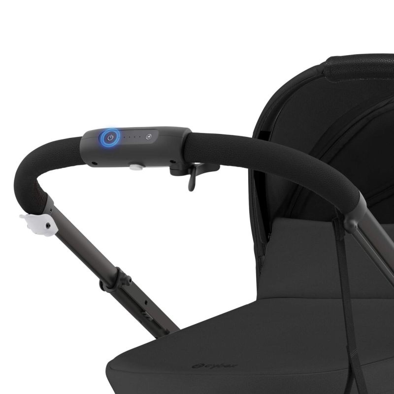 Коляска Cybex eGazelle S Black Frame Moon Black