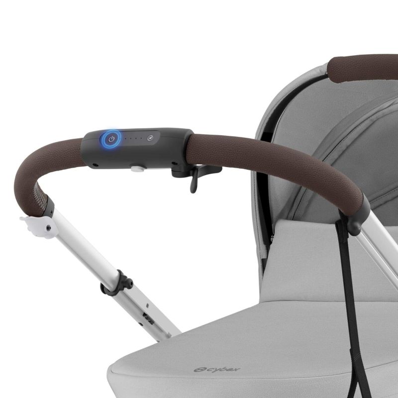 Коляска Cybex eGazelle S Silver Frame Stone Grey