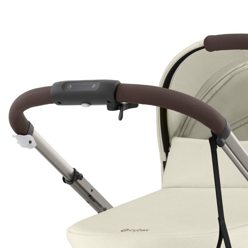 Коляска Cybex eGazelle S Taupe Frame Seashell Beige