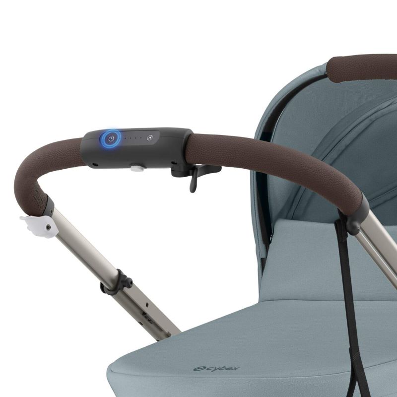 Коляска Cybex eGazelle S Taupe Frame Stormy Blue