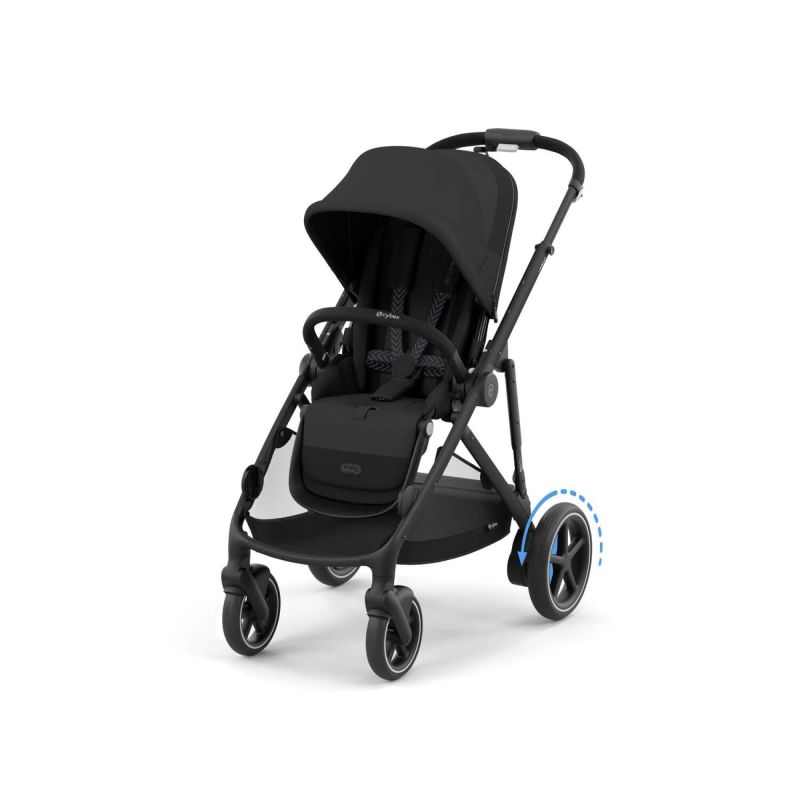 Коляска Cybex eGazelle S Black Frame Moon Black