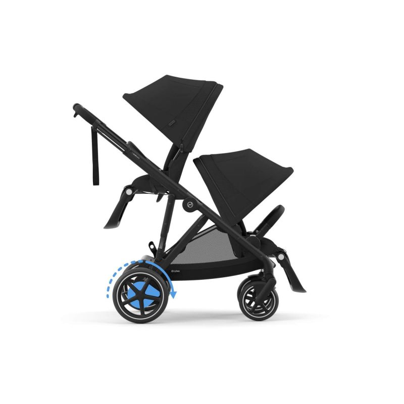 Коляска Cybex eGazelle S Black Frame Moon Black