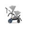 Коляска Cybex eGazelle S Silver Frame Stone Grey