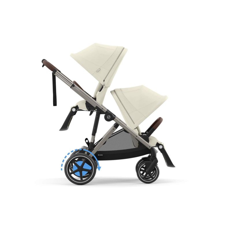 Коляска Cybex eGazelle S Taupe Frame Seashell Beige