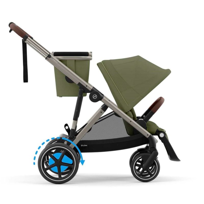 Коляска Cybex eGazelle S Taupe Frame Moss Green