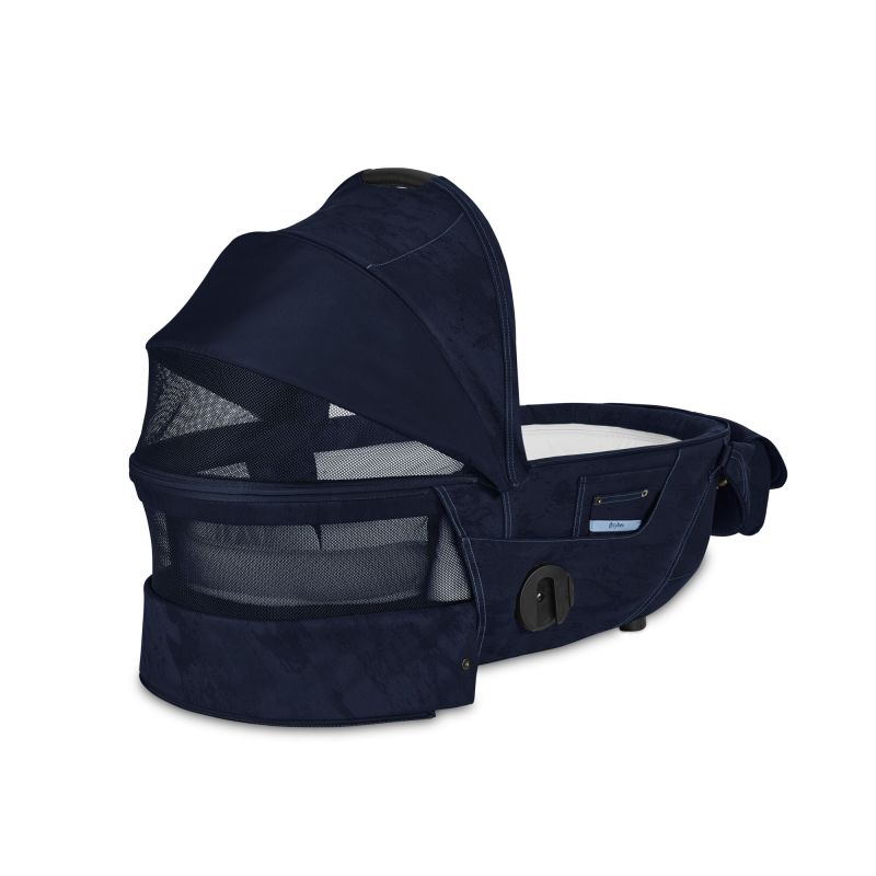 Люлька Cybex Mios 3 Lux Carry Cot Rebellious Luxury Denim Blue