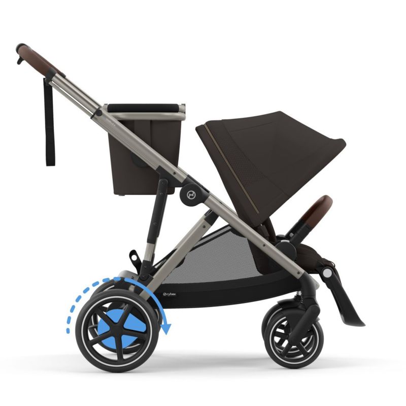 Коляска Cybex eGazelle S Taupe Frame Chocolate Brown