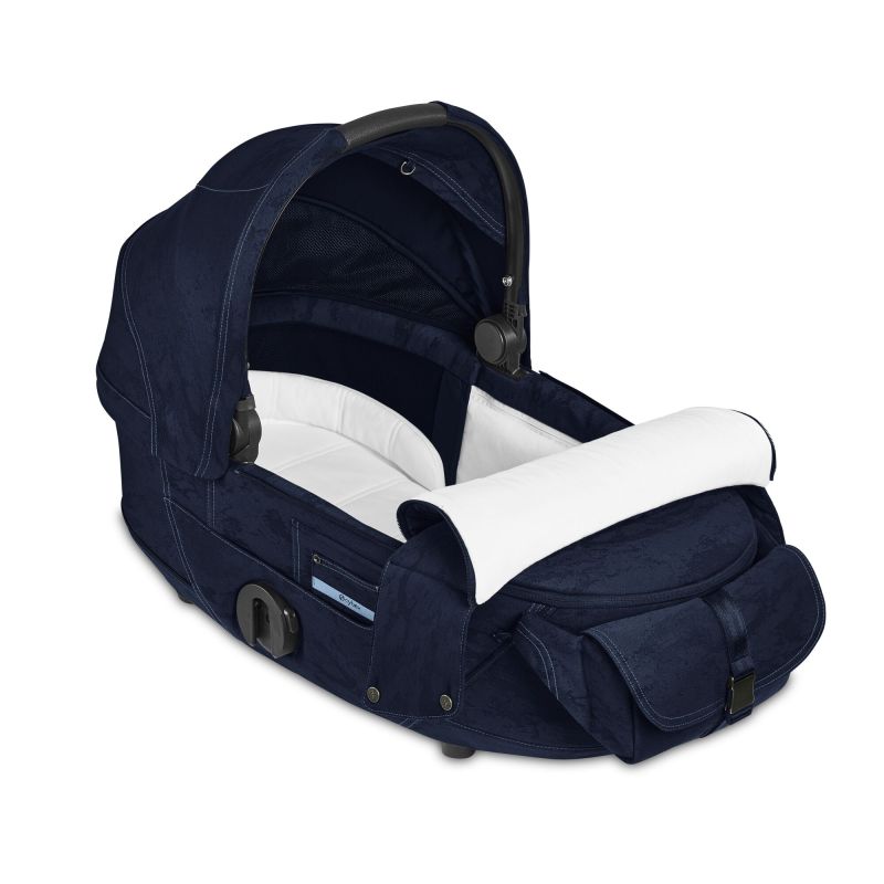 Люлька Cybex Mios 3 Lux Carry Cot Rebellious Luxury Denim Blue